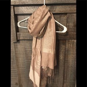 Taupe Cashmere Scarf